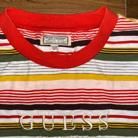 Guess Striped Multicolor T-Shirt - Picture 3 of 4